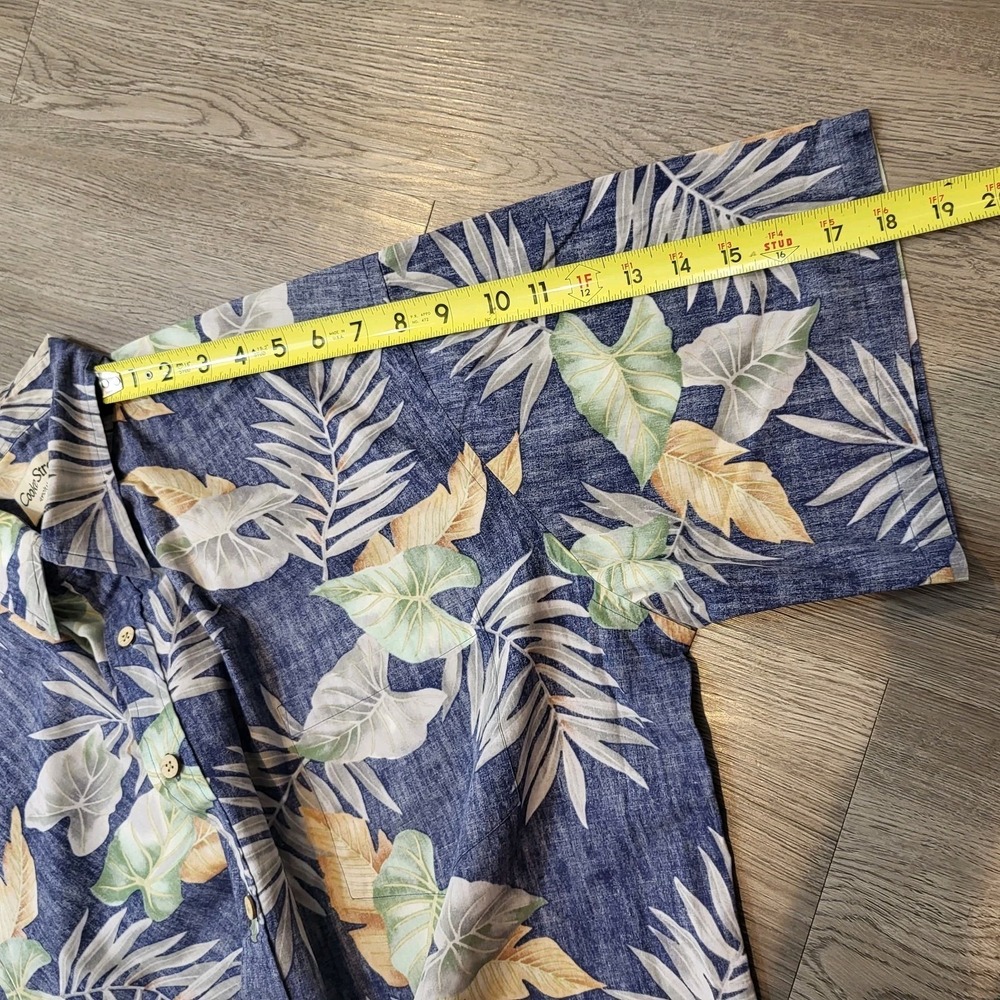 Cooke Street Honolulu 100% Cotton Hawaiian‎ Print Button Pocket Shirt Size 2XL - Picture 8 of 9